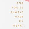 Hallmark Signature Mother’s Day Card (Have My Back and My Heart) for Anniversary, Birthday for Her, Any Occasion