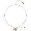 Hallmark Mother’s Day Gold Tone Grandma Cluster Charm Necklace and Earring Set