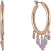 Hallmark Mother’s Day Gold Tone Hoop Earrings with Enamel Drops