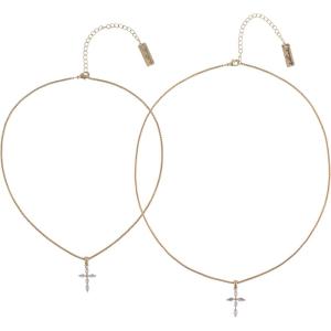 Hallmark Mother’s Day Tear and Share Gold Tone Cross Pendant Necklaces