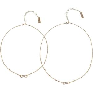 Hallmark Mother’s Day Tear and Share Silver Tone Infinity Pendant Necklaces