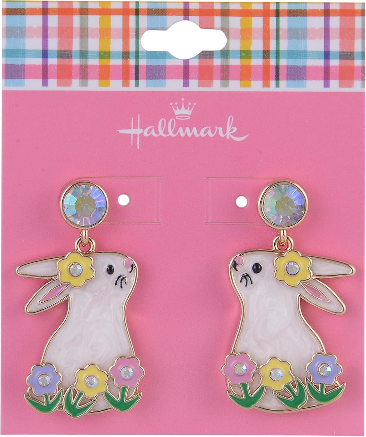 image:imageHallmark Easter Bunny and Flower Earrings