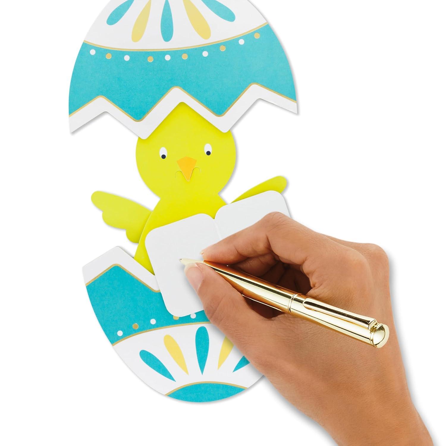 image:imageHallmark Easter Card My Favorite Peep DieCut Baby Chick in Egg with Removable Mini Card for Kids Grandchildren Friends Family