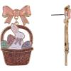 Hallmark Easter Basket and Bunny Earrings