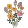 Hallmark Flower Bouquet Pin