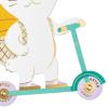 Hallmark Kids Easter Card, Wheely Fun (Die-Cut Bunny on Scooter with Removable Carrot Card) for Son, Daughter, Grandchild