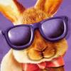 Hallmark Musical Easter Bunny Card with Light (Ears 2 U) for Kids, Grandchildren, Nieces, Nephews