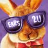 Hallmark Musical Easter Bunny Card with Light (Ears 2 U) for Kids, Grandchildren, Nieces, Nephews