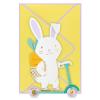 Hallmark Kids Easter Card, Wheely Fun (Die-Cut Bunny on Scooter with Removable Carrot Card) for Son, Daughter, Grandchild