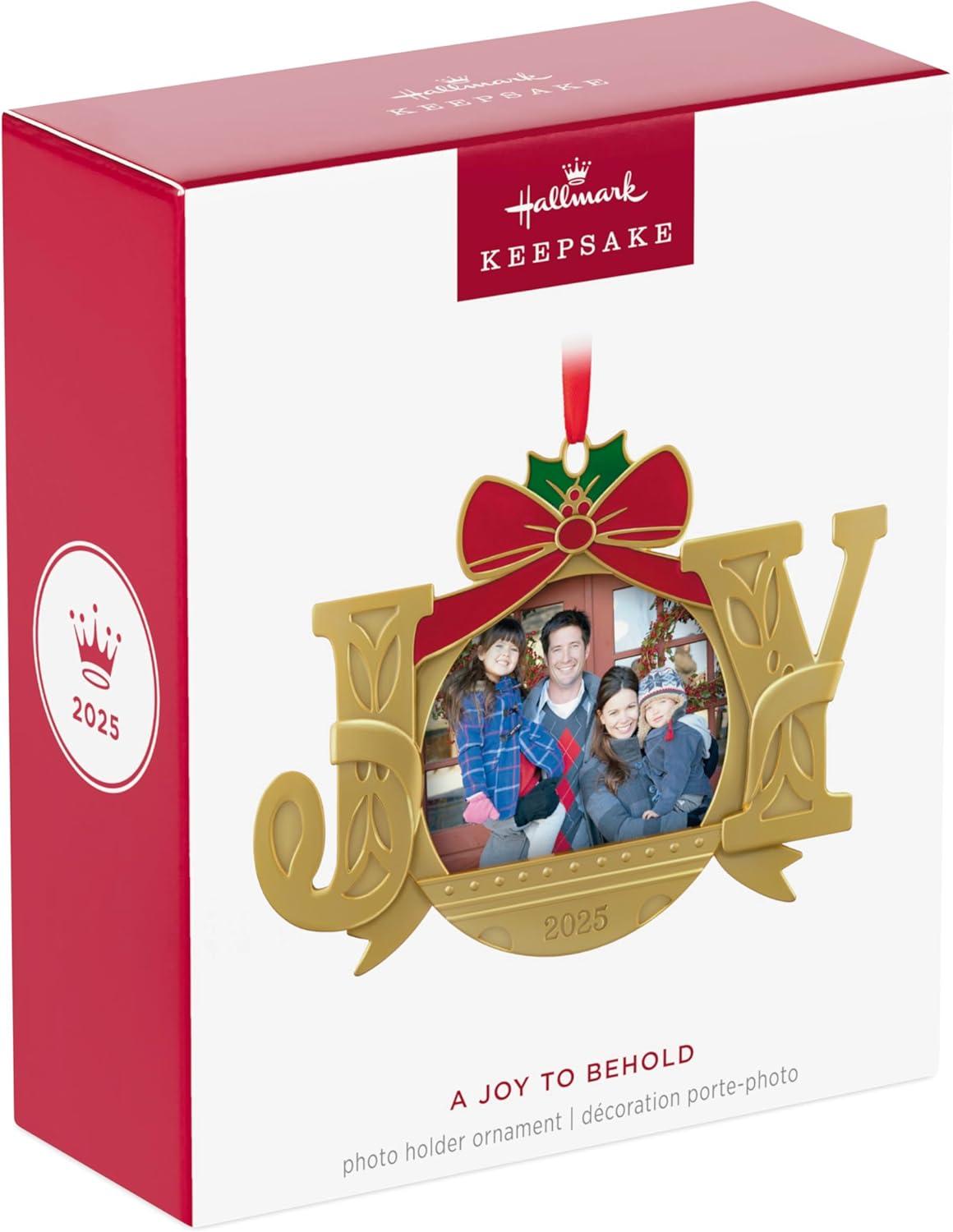 image:imageHallmark Keepsake Christmas Family Ornament 2025 A Joy to Behold 2025 Photo Frame Metal2025 A Joy to Behold