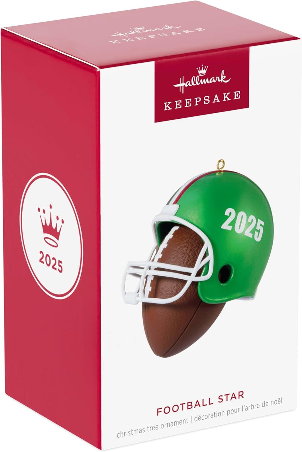image:imageHallmark Keepsake Christmas Ornament 2025 Football Star 2025 Gifts for Sports Fans2025 Football Star