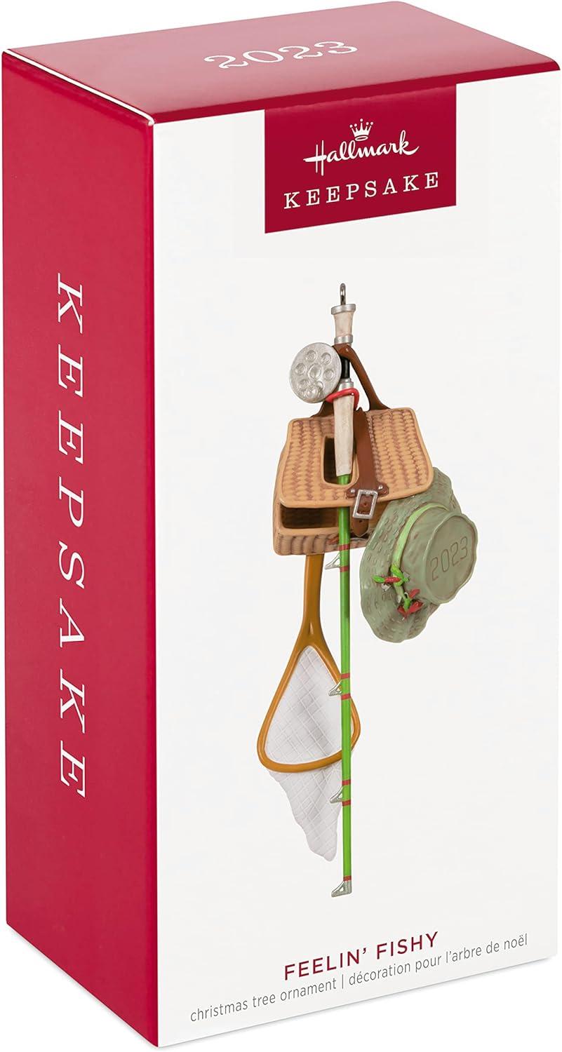 image:imageHallmark Keepsake Christmas Ornament 2025 Hooked on Santa Outdoors GiftsFeelin Fishy