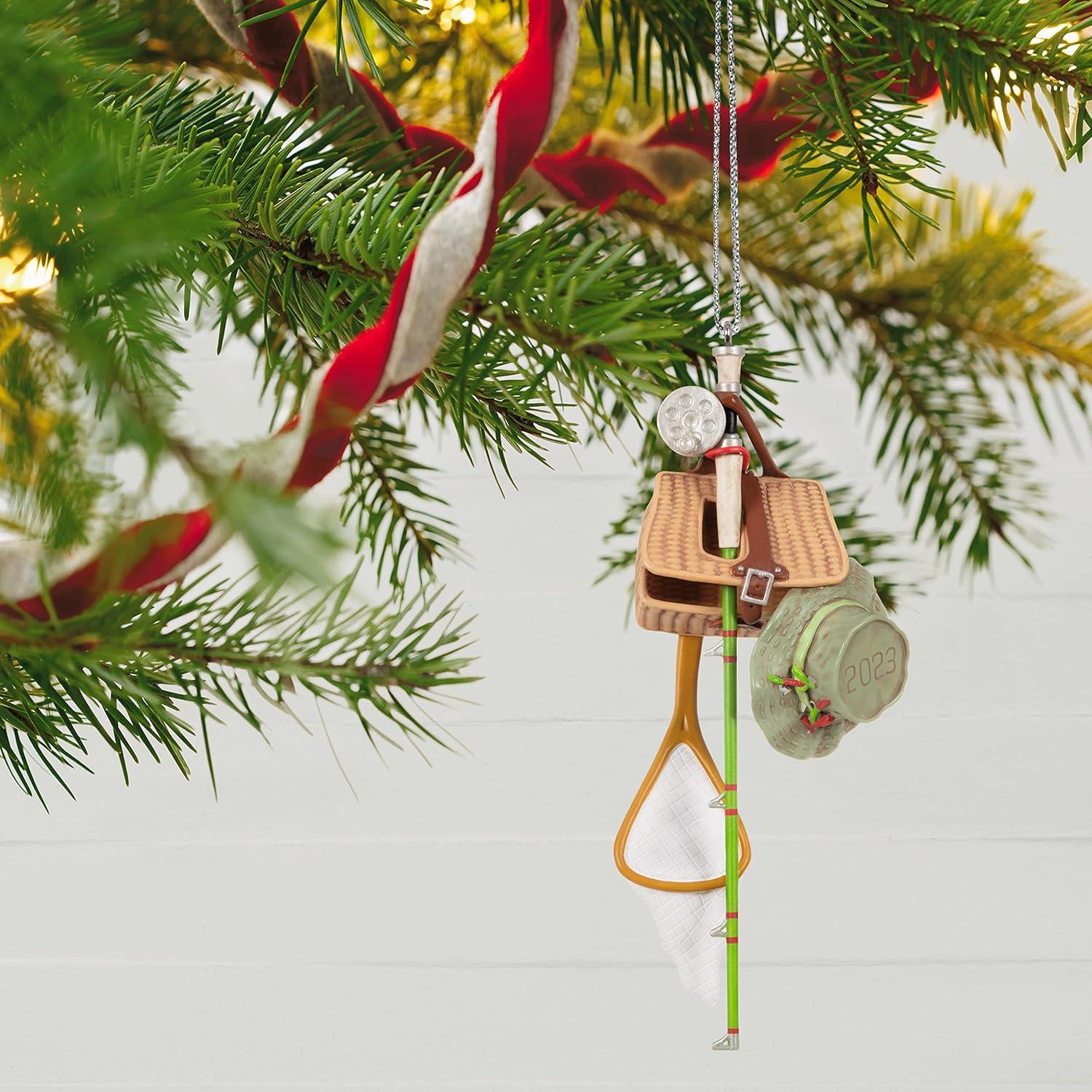 image:imageHallmark Keepsake Christmas Ornament 2025 Hooked on Santa Outdoors GiftsFeelin Fishy
