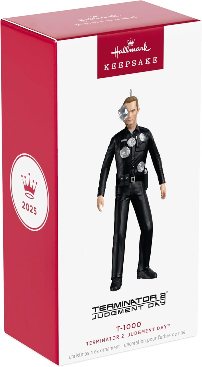 image:imageHallmark Keepsake Christmas Ornament 2025 Terminator 2 Judgment Day T1000 Movie GiftsTerminator 2