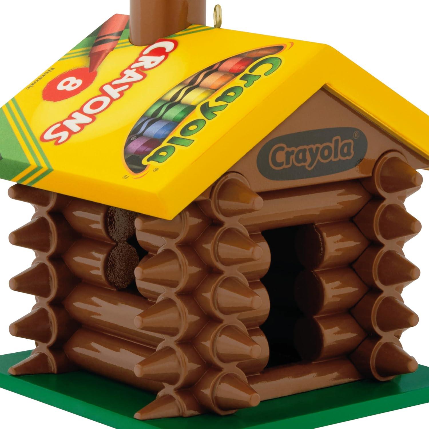 image:imageHallmark Keepsake Crayola Christmas Ornament Shamrock Fairy2025 Crayola Log Cabin
