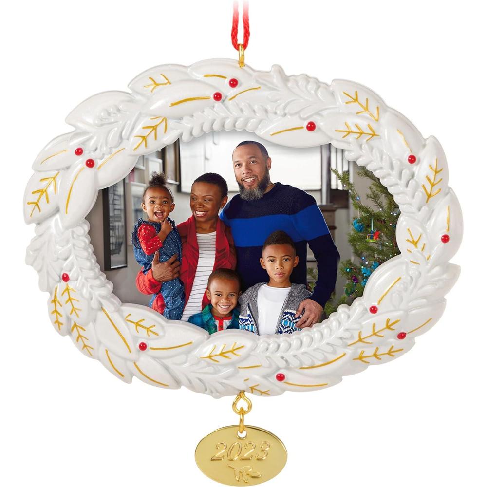 image:imageHallmark Keepsake Christmas Family Ornament 2025 A Joy to Behold 2025 Photo Frame Metal2023 A Beautiful Year