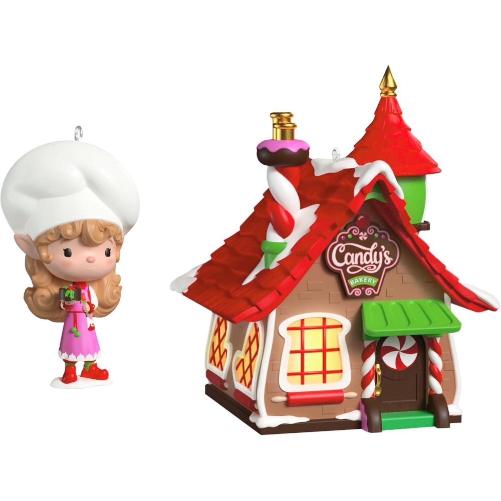 image:imageHallmark Keepsake Christmas Ornaments 2025 Welcome to Elfville Candys Bakery Set of 2 Gifts for Christmas LoversWelcome to Elfville