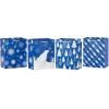 Hallmark 13″ Christmas Gift Bags – Snowflakes on Blue, Polar Bear, Snowy Woodland Scene (3 Large Blue Bags) for Holiday Parties, Winter Birthdays, Baby Showers(4 Count (Pack of 1))