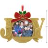 Hallmark Keepsake Christmas Family Ornament 2025, A Joy to Behold 2025 Photo Frame, Metal(2025 A Joy to Behold)
