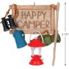Hallmark Keepsake Christmas Ornament 2025, Hooked on Santa, Outdoors Gifts(Happy Camper 2023)