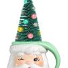 Hallmark Keepsake Christmas Ornament 2025, Rockin’ Window Shopping 2025 Musical with Light and Motion, Snowman Collectors Gifts(Jolly Old Elf)