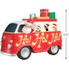 Hallmark Keepsake Christmas Ornaments 2025, Welcome to Elfville Candy’s Bakery, Set of 2, Gifts for Christmas Lovers(Here Comes Santa Claus)