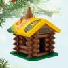 Hallmark Keepsake Crayola Christmas Ornament (Shamrock Fairy)(2025 Crayola Log Cabin)