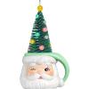 Hallmark Keepsake Christmas Ornament 2025, Rockin’ Window Shopping 2025 Musical with Light and Motion, Snowman Collectors Gifts(Jolly Old Elf)