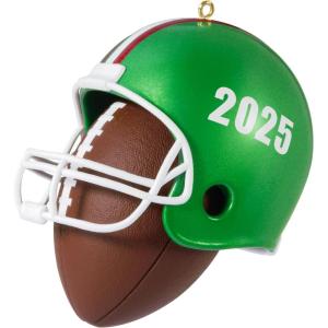 Hallmark Keepsake Christmas Ornament 2025, Football Star 2025, Gifts for Sports Fans(2025 Football Star)