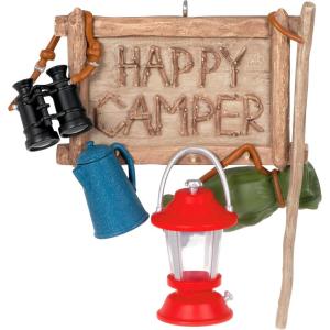 Hallmark Keepsake Christmas Ornament 2025, Hooked on Santa, Outdoors Gifts(Happy Camper 2023)