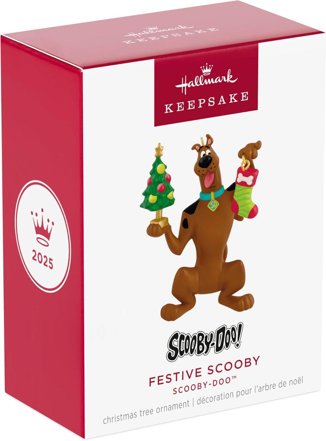 image:imageHallmark Keepsake Christmas Ornament ScoobyDoo Festive Scooby Cartoon GiftsScoobyDoo Decorating Dog
