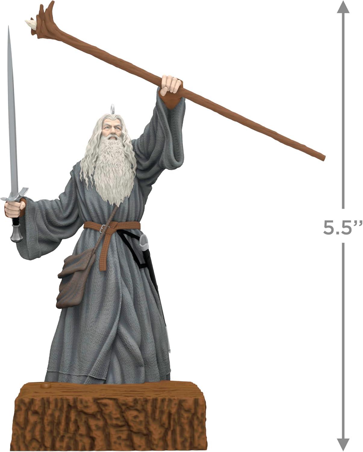 image:imageHallmark Keepsake Christmas Ornament The Lord of the Rings Gandalf the Grey with Sound Movie GiftsThe Lord of the Rings