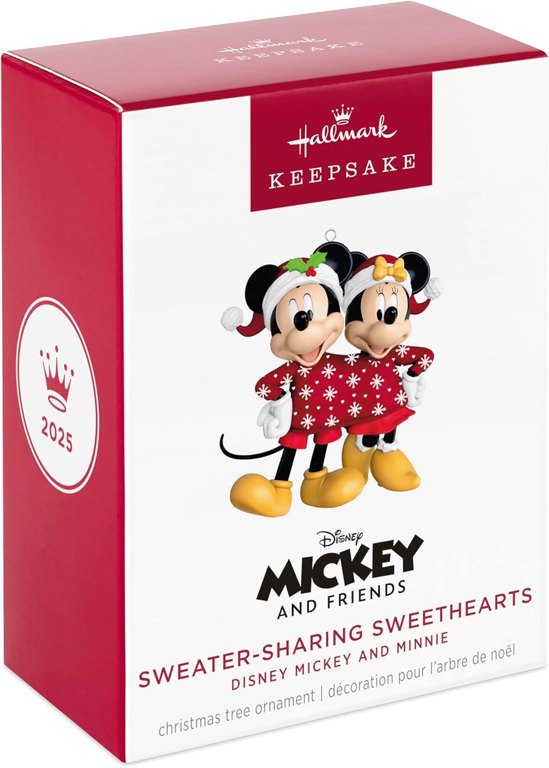 image:imageHallmark Keepsake Disney Christmas Ornament Mickey and Minnie SweaterSharing Sweethearts Gifts for Disney FansMickey and Minnie SweaterSharing