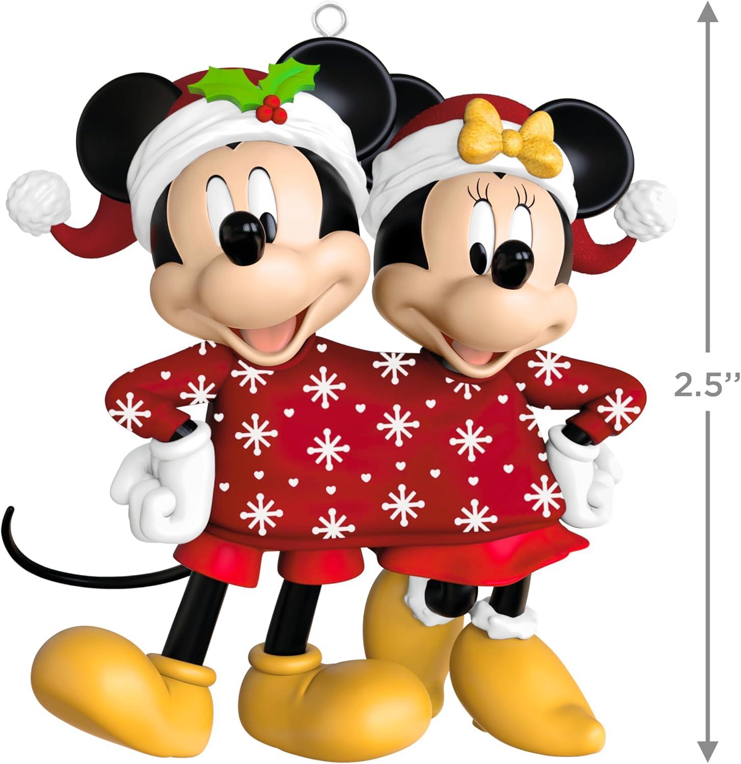 image:imageHallmark Keepsake Disney Christmas Ornament Mickey and Minnie SweaterSharing Sweethearts Gifts for Disney FansMickey and Minnie SweaterSharing