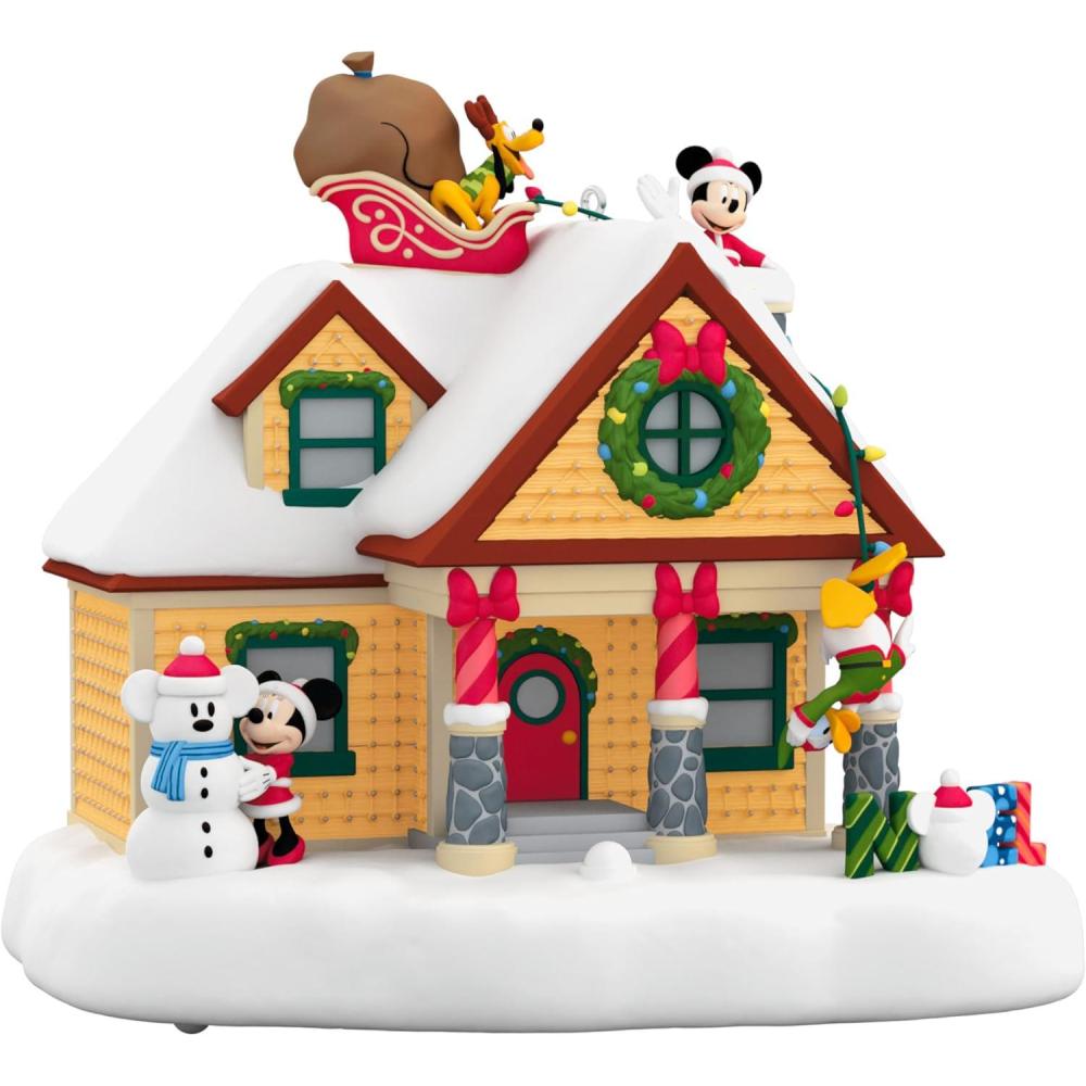 image:imageHallmark Keepsake Disney Christmas Ornament Mickey and Minnie SweaterSharing Sweethearts Gifts for Disney FansThe Merriest House in Town