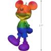 Hallmark Keepsake Christmas Ornament 2024, Disney Mickey Mouse Rainbow Mickey, Gifts for Disney Fans(Rainbow Mickey)