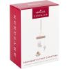 Hallmark Keepsake Christmas Ornament 2025, Grandbaby’s First Christmas Swan 2025, Porcelain(2024 Grandbaby’s First Christmas)