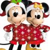 Hallmark Keepsake Disney Christmas Ornament, Mickey and Minnie Sweater-Sharing Sweethearts, Gifts for Disney Fans(Mickey and Minnie Sweater-Sharing)