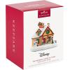 Hallmark Keepsake Disney Christmas Ornament, Mickey and Minnie Sweater-Sharing Sweethearts, Gifts for Disney Fans(The Merriest House in Town)