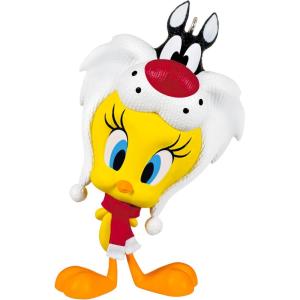 Hallmark Keepsake Christmas Ornament, Scooby-Doo Festive Scooby, Cartoon Gifts(Looney Tunes Tweety Puddy)