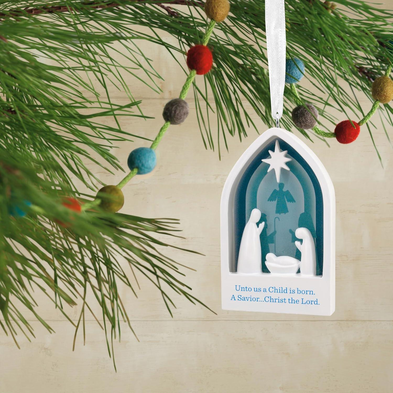 image:imageHallmark Dayspring Jesus is The Gift Star Christmas OrnamentNativity