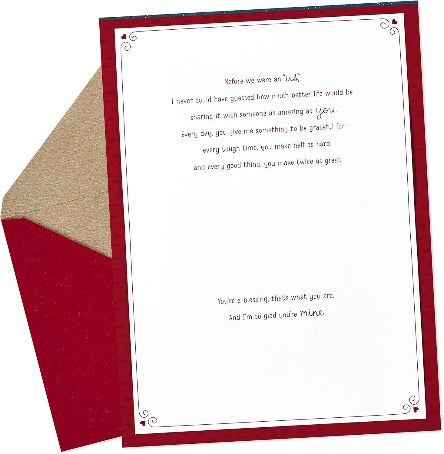 image:imageHallmark Valentines Day Card for Husband Wife Boyfriend Girlfriend Youre a Blessing Anniversary Card Love Card
