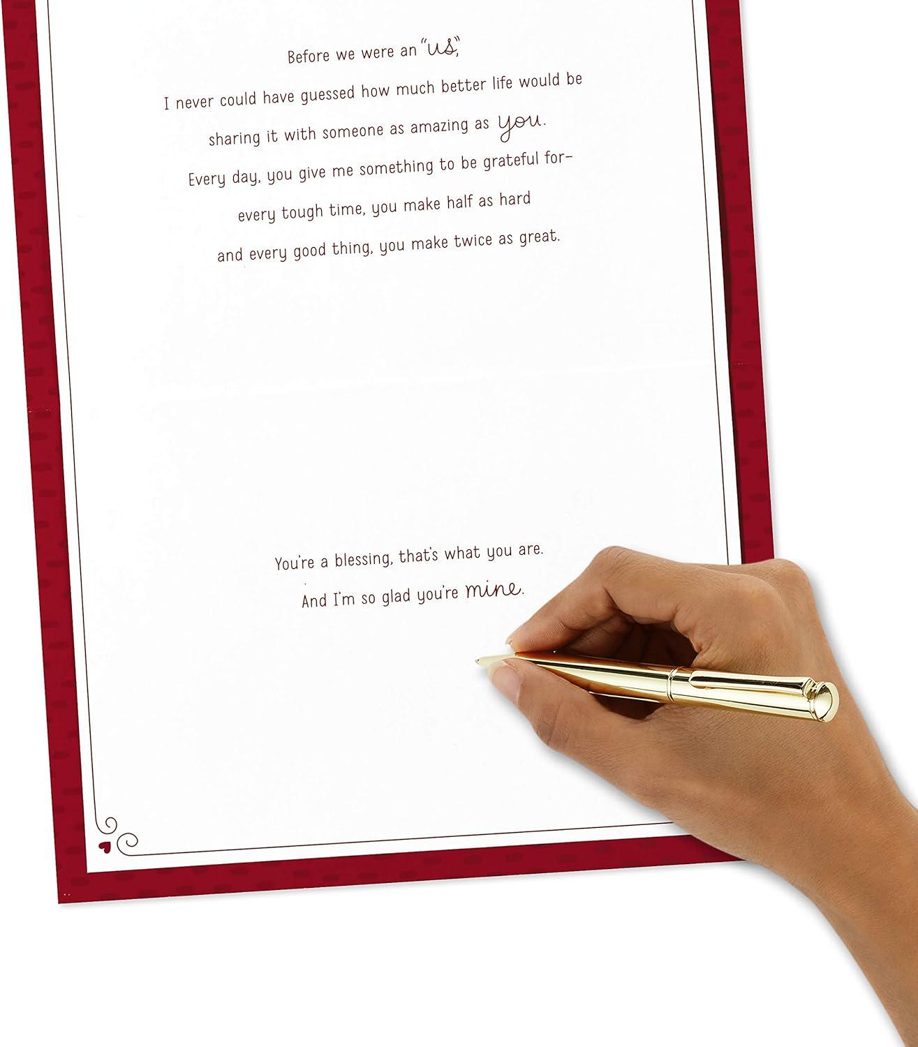 image:imageHallmark Valentines Day Card for Husband Wife Boyfriend Girlfriend Youre a Blessing Anniversary Card Love Card