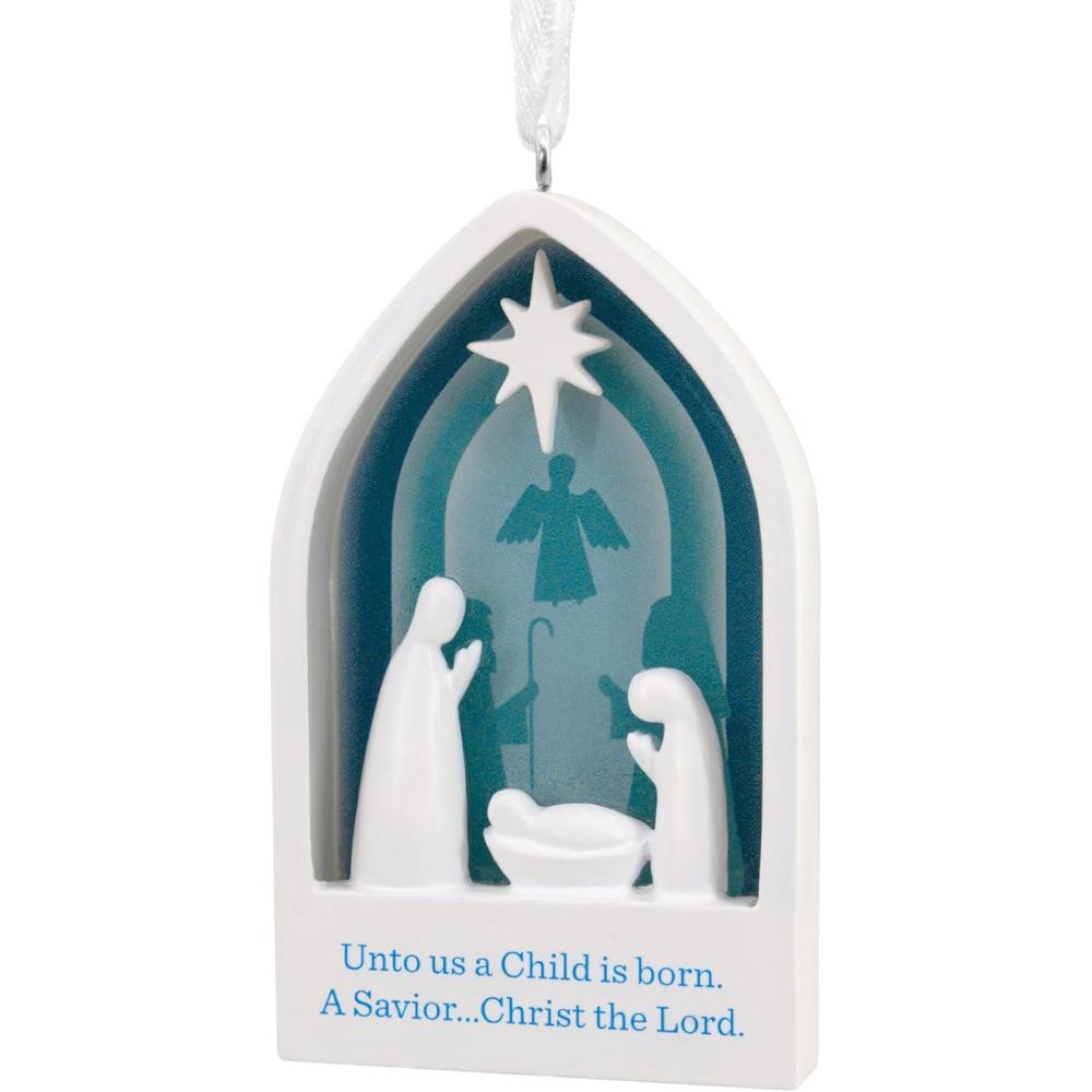 image:imageHallmark Dayspring Jesus is The Gift Star Christmas OrnamentNativity