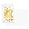 Hallmark Bulk Year-Dated Graduation 2026 Thank You Notes, Colorful Caps and Gold Foil (40 Blank Cards with Envelopes) for High School, College, University
