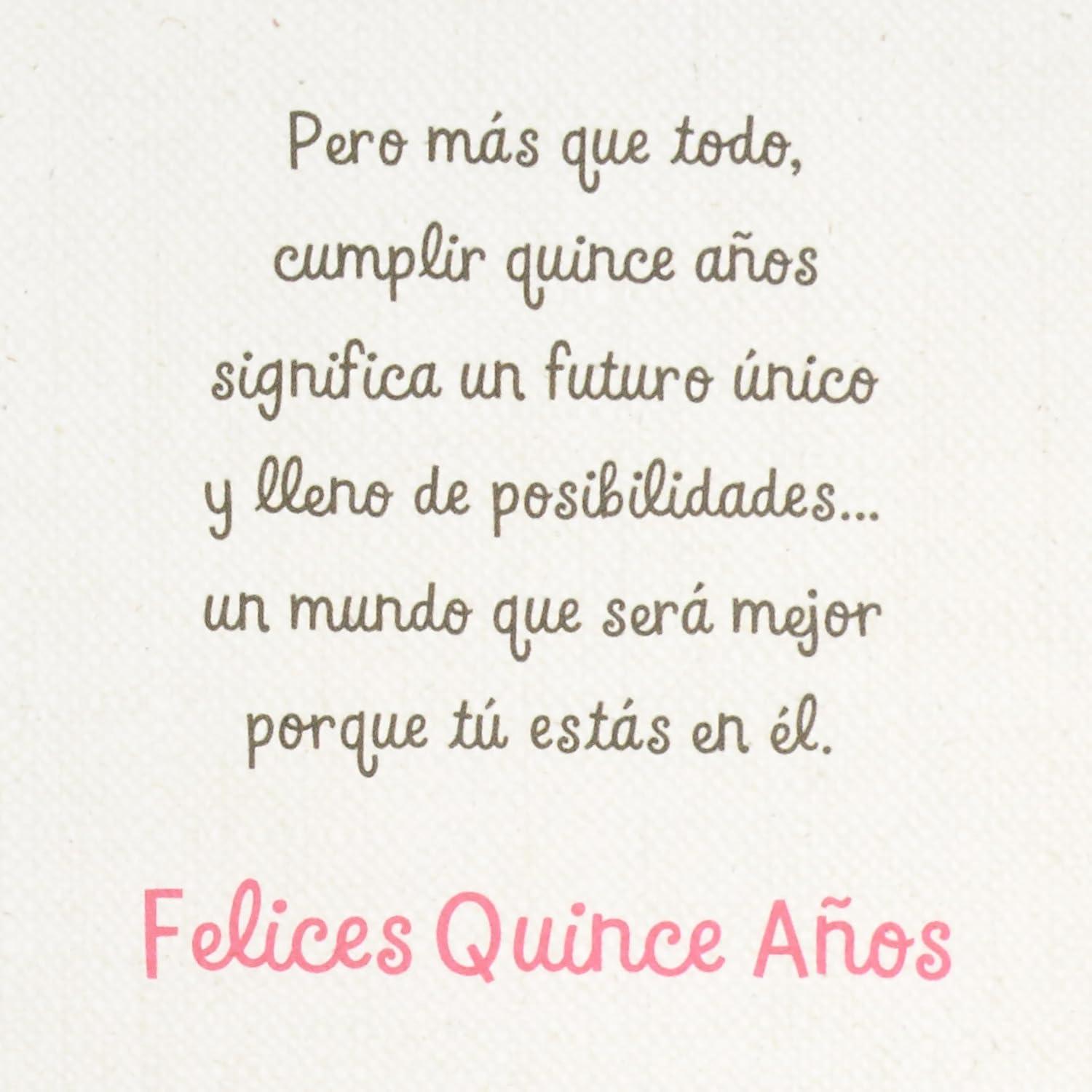 image:imageHallmark Vida Quinceanera Birthday Card Como una Flor