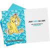 Hallmark Fortnite Birthday Card for Kids with Decal (Peely)