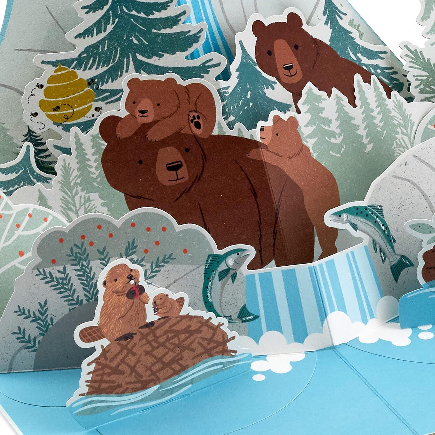 image:imageHallmark Pop Up Fathers Day Card for Dad Grandpa Husband Papa Bear