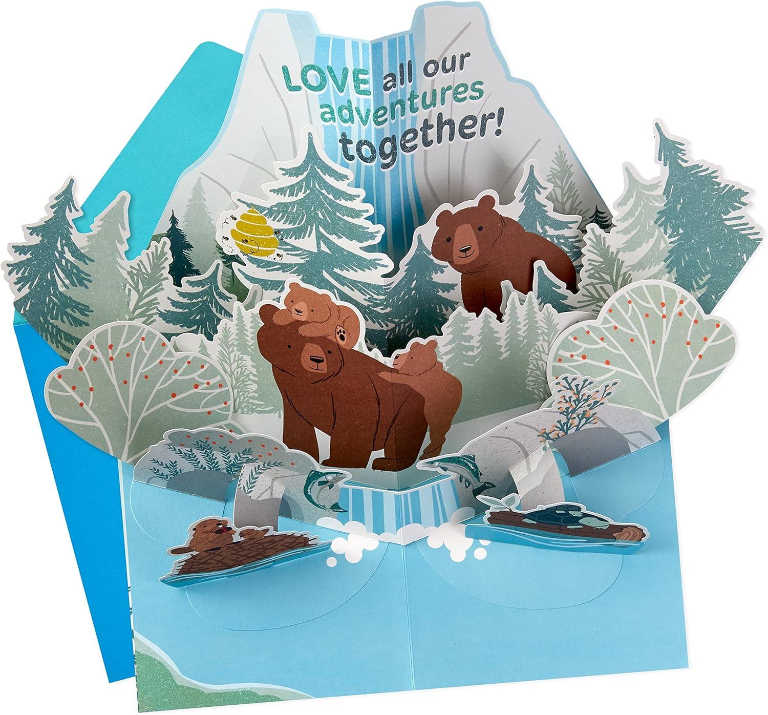 image:imageHallmark Pop Up Fathers Day Card for Dad Grandpa Husband Papa Bear