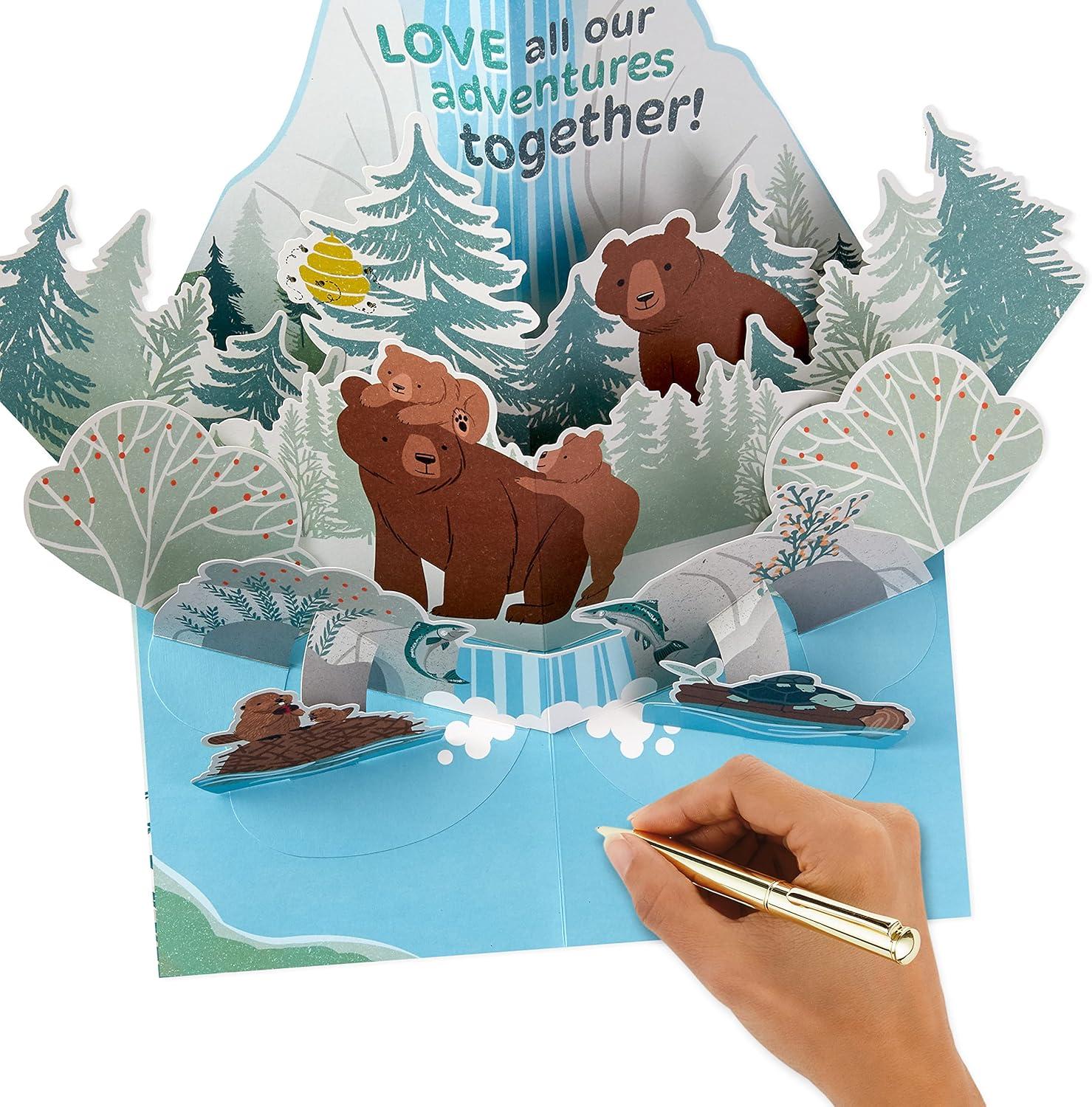 image:imageHallmark Pop Up Fathers Day Card for Dad Grandpa Husband Papa Bear